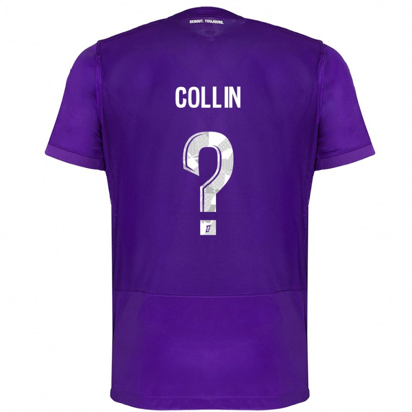 Danxen Women Théo Collin #0 Purple White Home Jersey 2024/25 T-Shirt