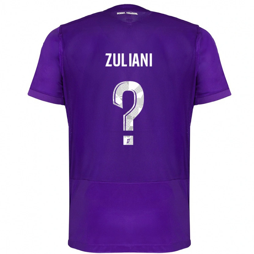 Danxen Women Edhy Zuliani #0 Purple White Home Jersey 2024/25 T-Shirt