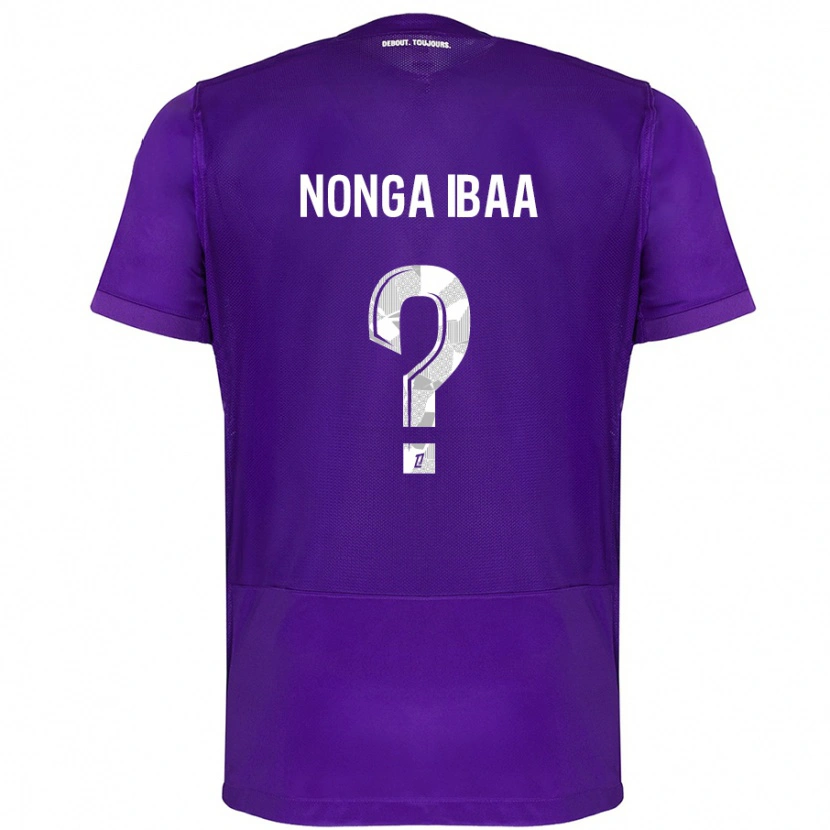 Danxen Women Alou Nonga Ibaa #0 Purple White Home Jersey 2024/25 T-Shirt