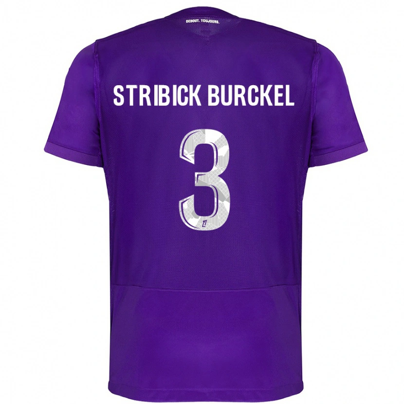 Danxen Women Laetitia Stribick-Burckel #3 Purple White Home Jersey 2024/25 T-Shirt