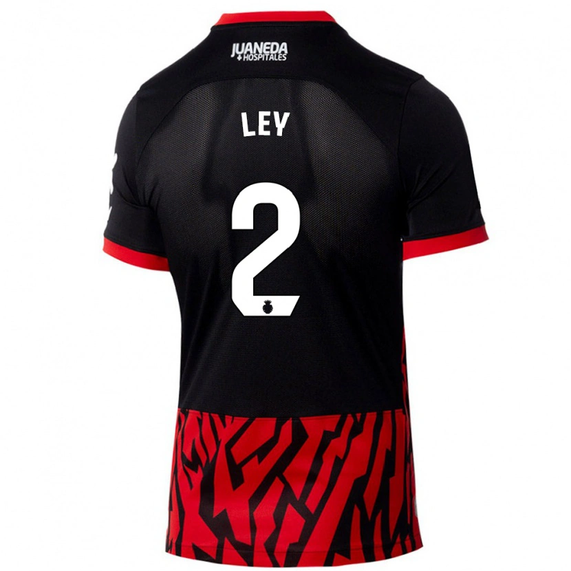Danxen Women Yuzún Ley #2 Black Red Home Jersey 2024/25 T-Shirt
