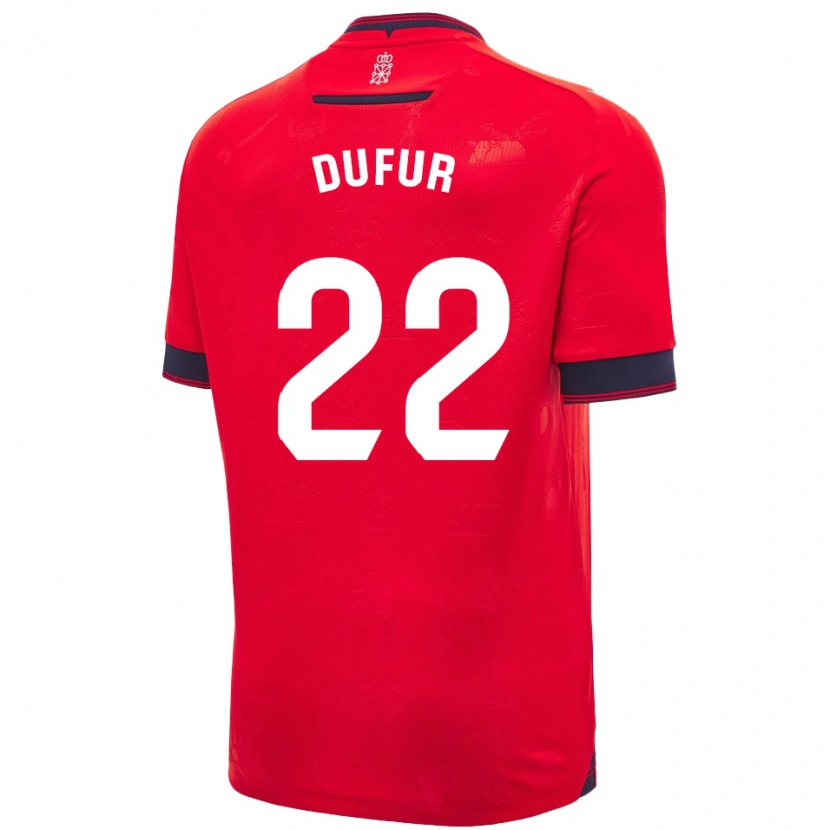 Danxen Women Ander Dufur #22 Red White Home Jersey 2024/25 T-Shirt