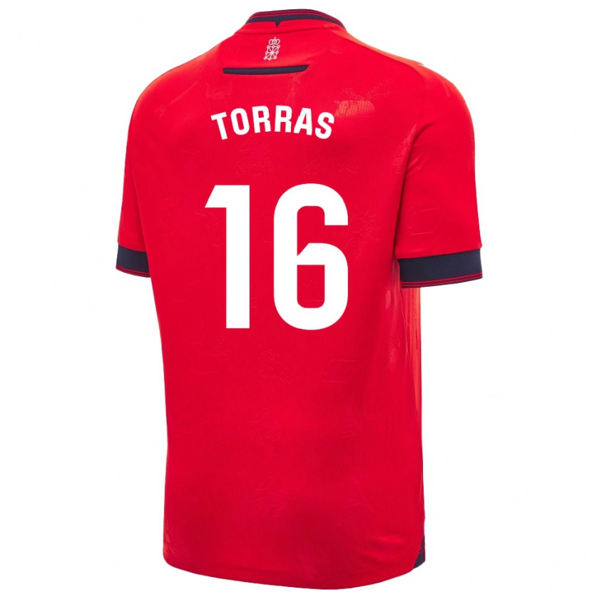 Danxen Women Mar Torrás De Fortuny #16 Red White Home Jersey 2024/25 T-Shirt
