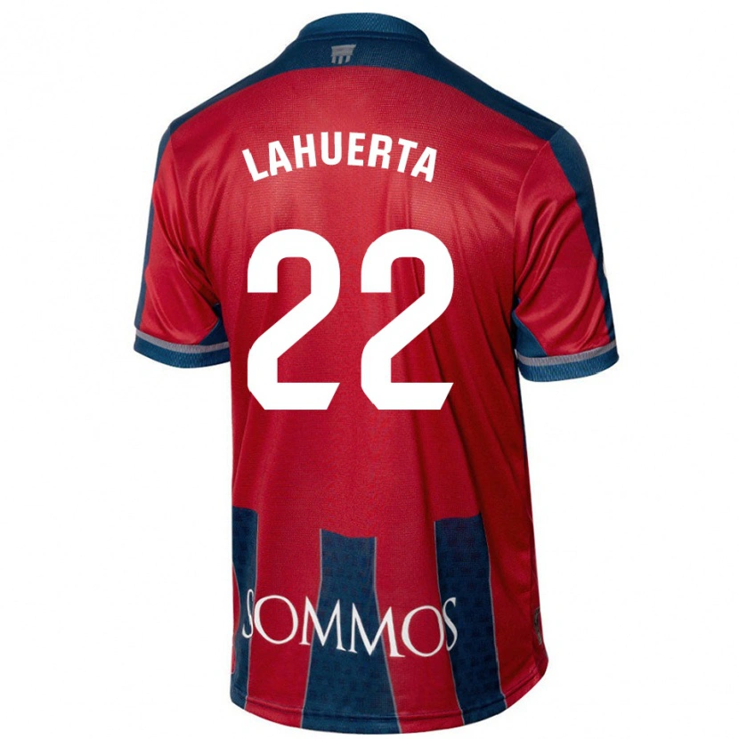 Danxen Women Gema Lahuerta #22 Red Blue Home Jersey 2024/25 T-Shirt