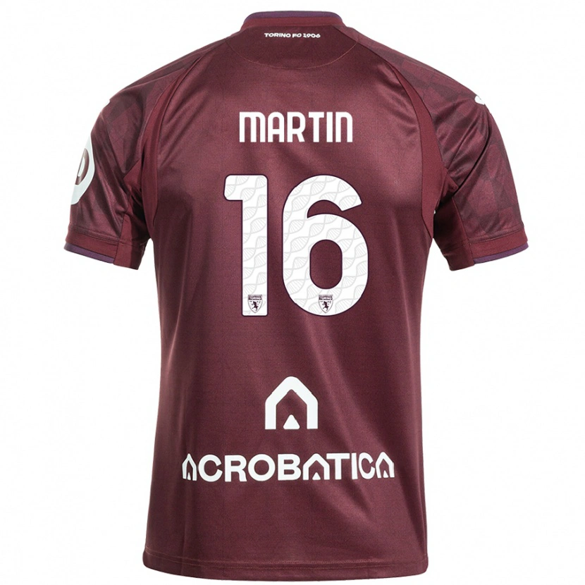Danxen Women Francesca Martin #16 Maroon White Home Jersey 2024/25 T-Shirt