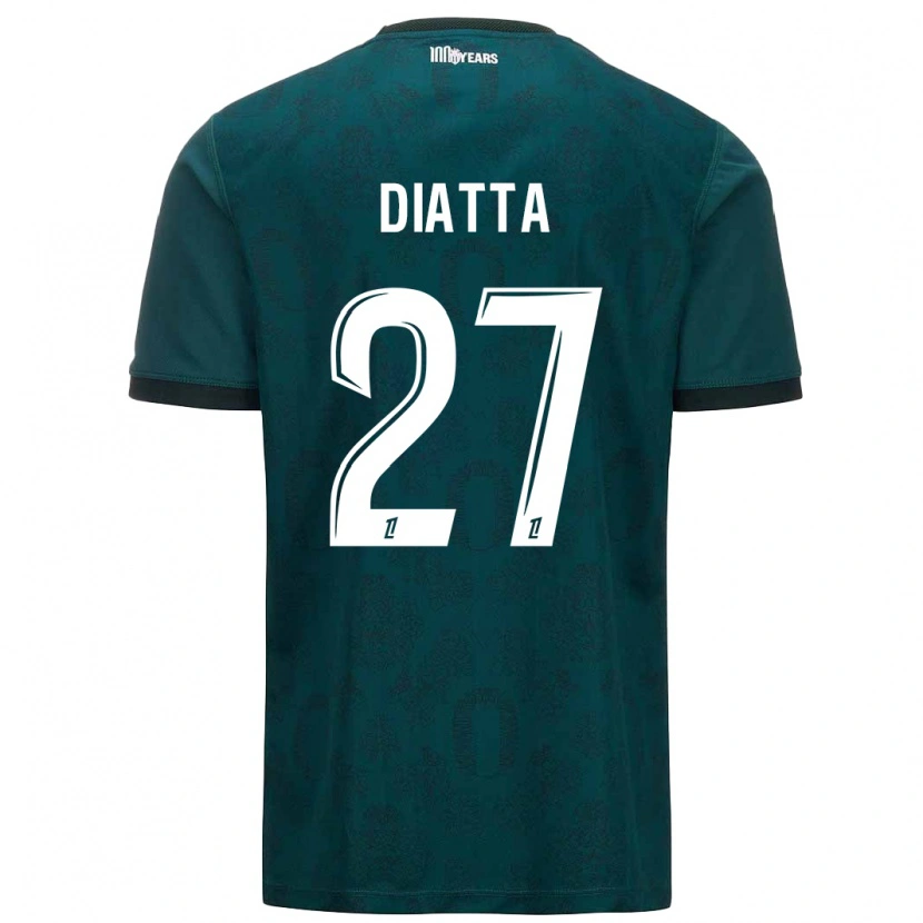 Danxen Women Krépin Diatta #27 Dark Green Away Jersey 2024/25 T-Shirt