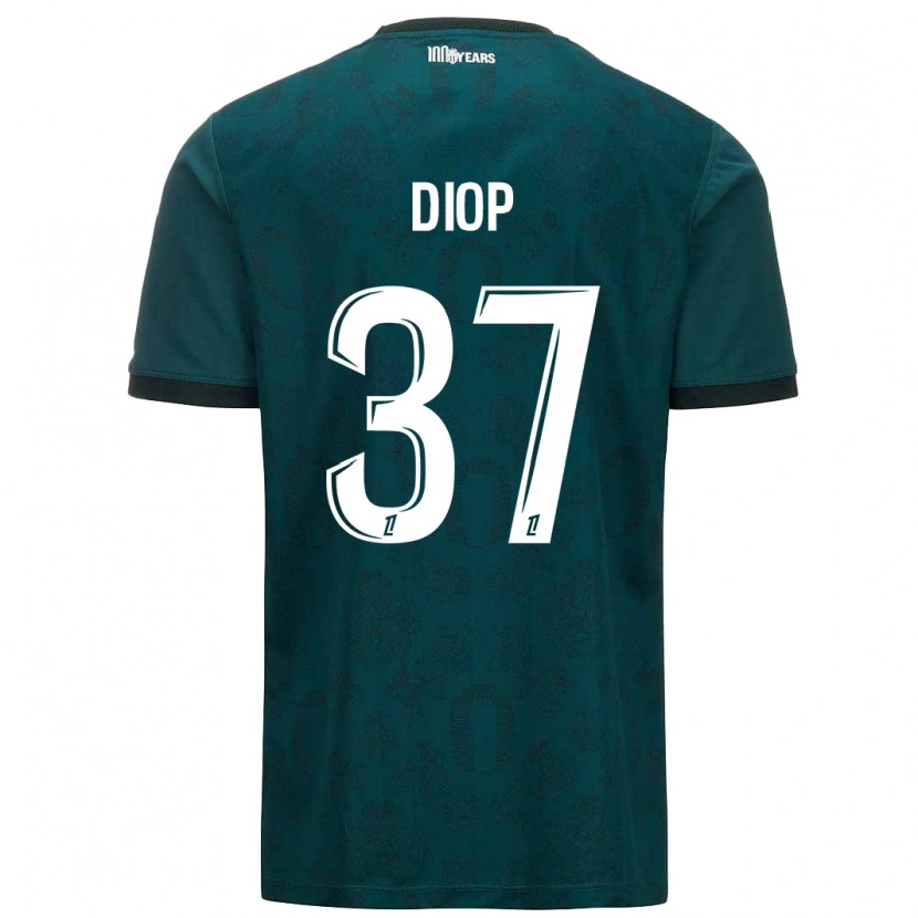 Danxen Women Edan Diop #37 Dark Green Away Jersey 2024/25 T-Shirt