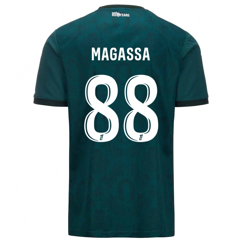 Danxen Women Soungoutou Magassa #88 Dark Green Away Jersey 2024/25 T-Shirt