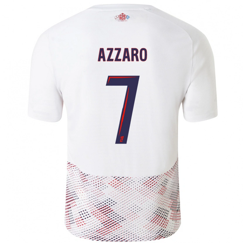 Danxen Women Lorena Azzaro #7 White Royal Blue Away Jersey 2024/25 T-Shirt