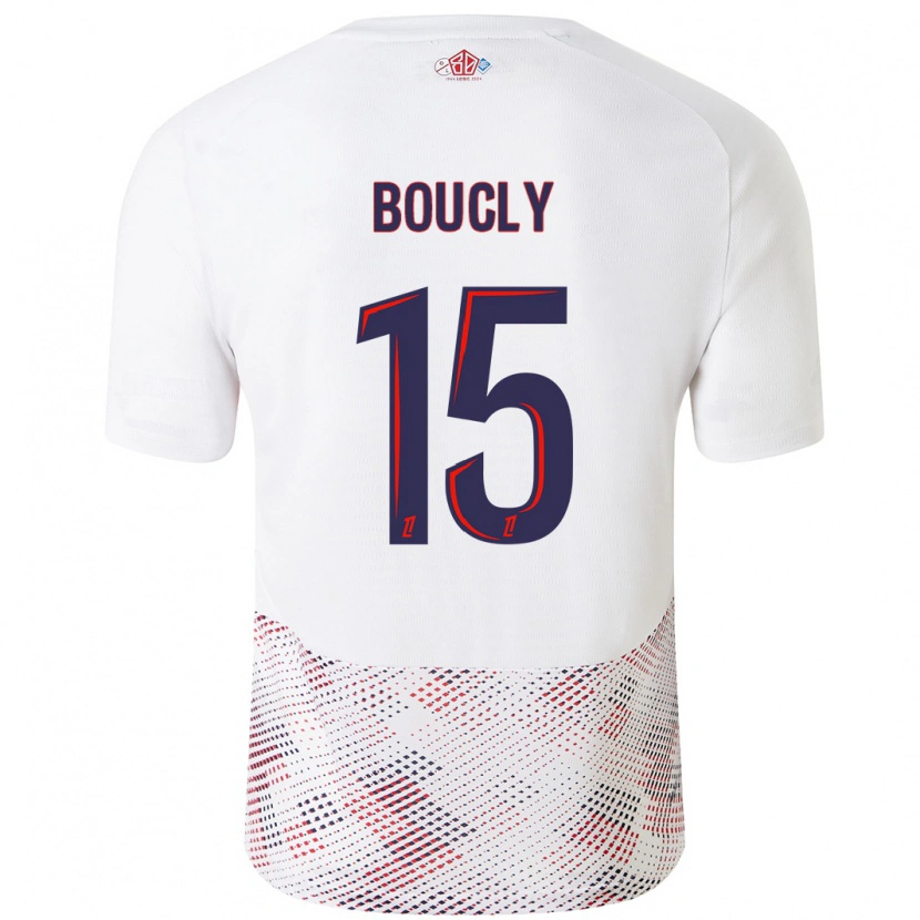 Danxen Women Maite Boucly #15 White Royal Blue Away Jersey 2024/25 T-Shirt