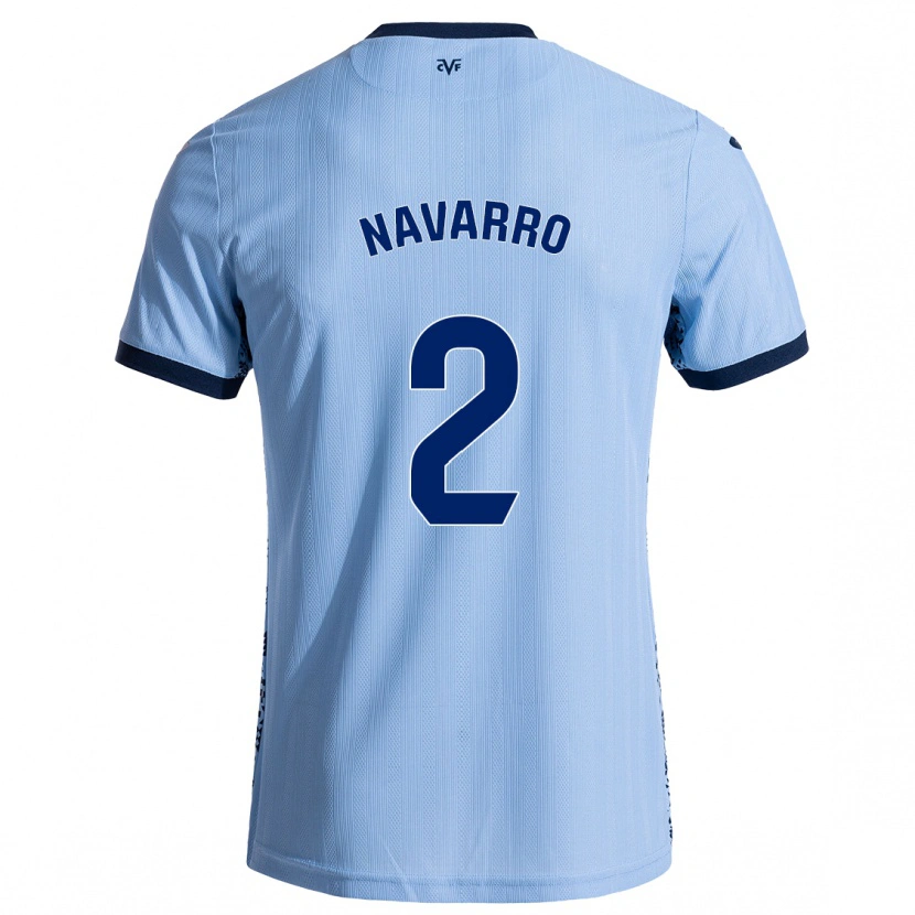 Danxen Women Pau Navarro #2 Sky Blue Away Jersey 2024/25 T-Shirt