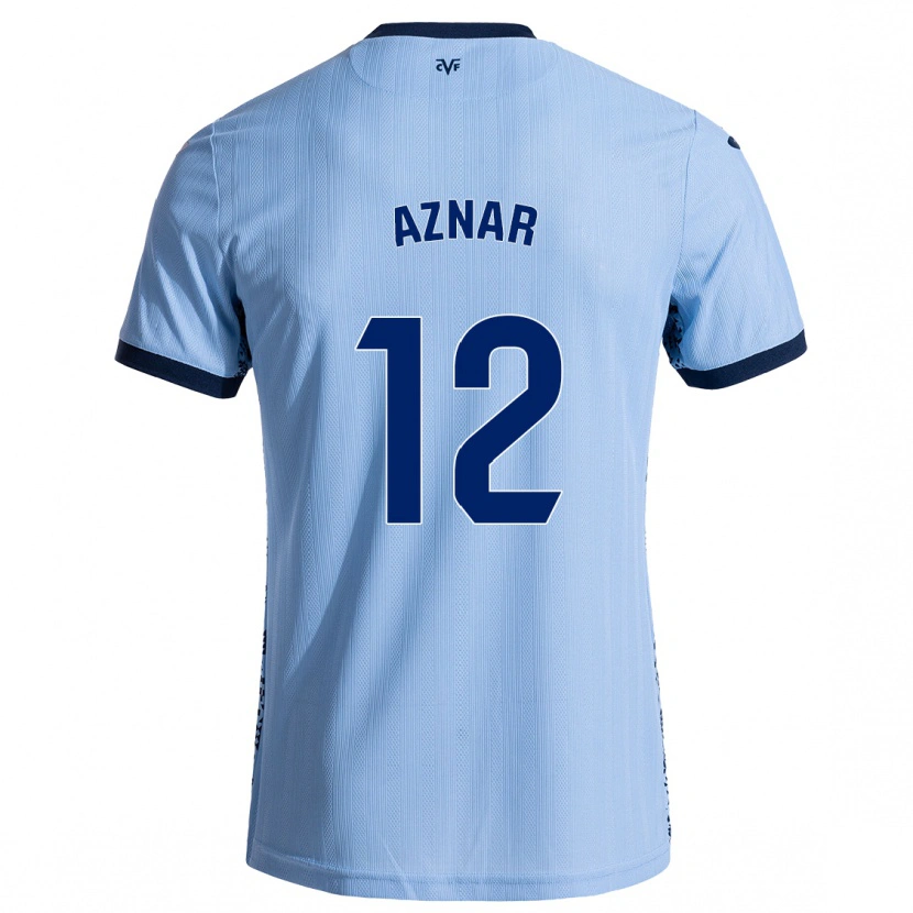 Danxen Women Javi Aznar #12 Sky Blue Away Jersey 2024/25 T-Shirt