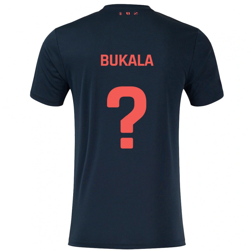 Danxen Women Nordin Bukala #0 Black Red Away Jersey 2024/25 T-Shirt