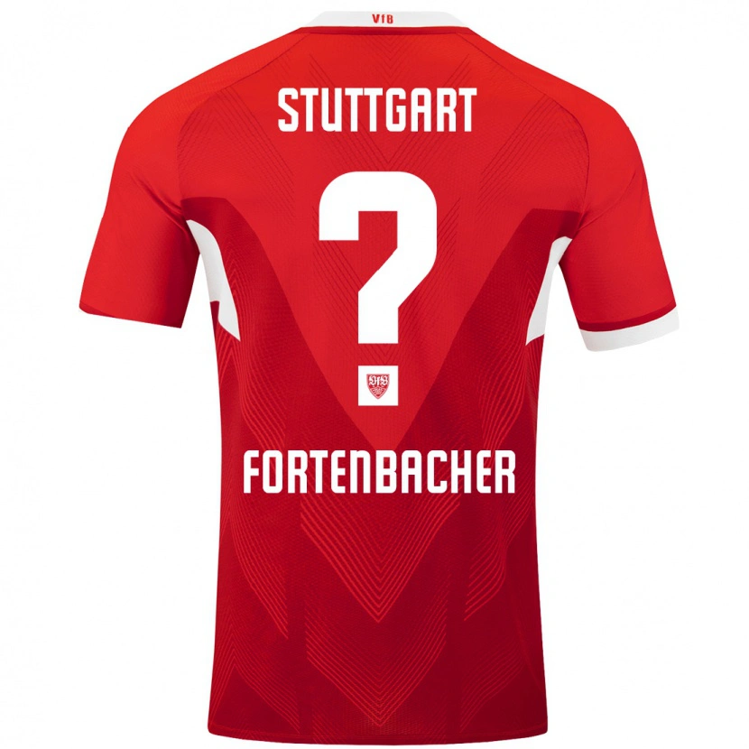 Danxen Women Jannik Fortenbacher #0 Red White Away Jersey 2024/25 T-Shirt