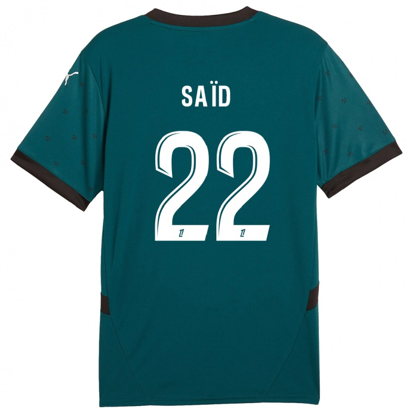 Danxen Women Wesley Saïd #22 Dark Green Away Jersey 2024/25 T-Shirt