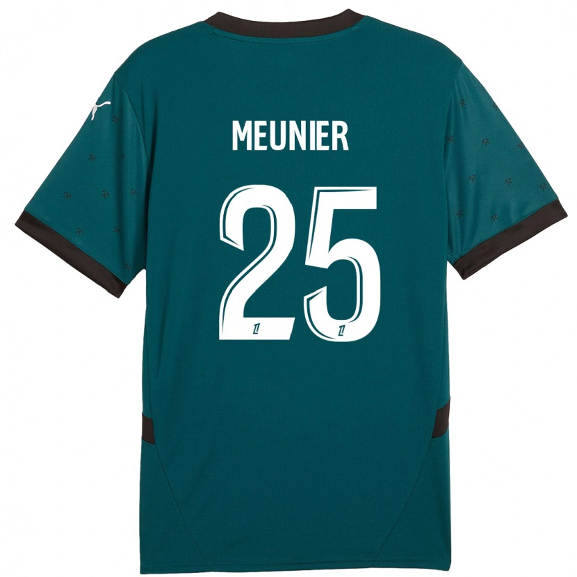 Danxen Women Emma Meunier #25 Dark Green Away Jersey 2024/25 T-Shirt