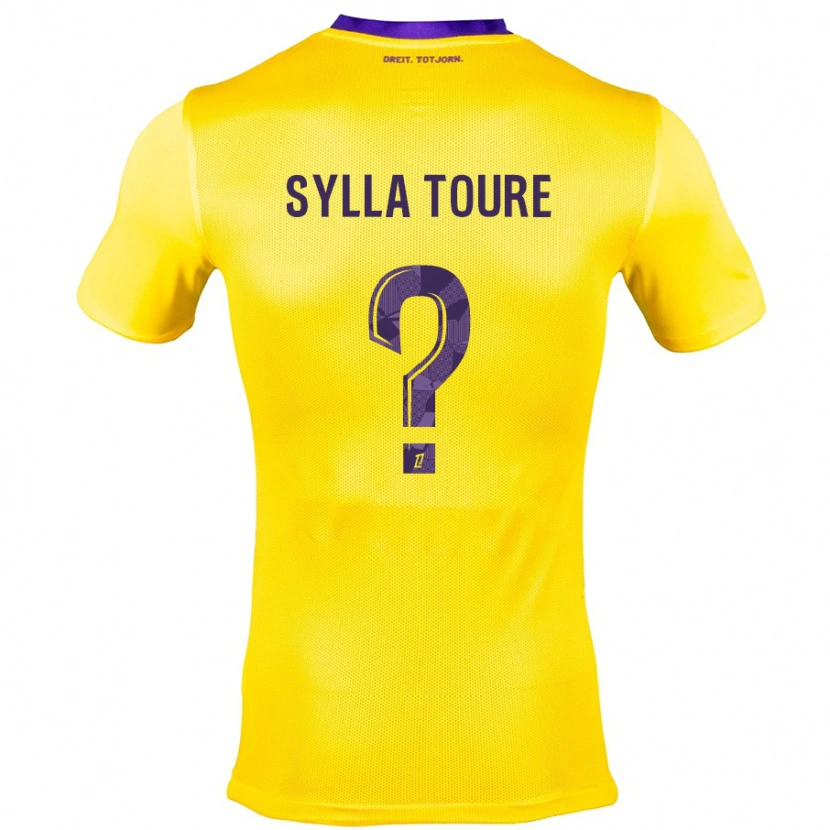 Danxen Women Ismael Sylla Touré #0 Yellow Purple Away Jersey 2024/25 T-Shirt