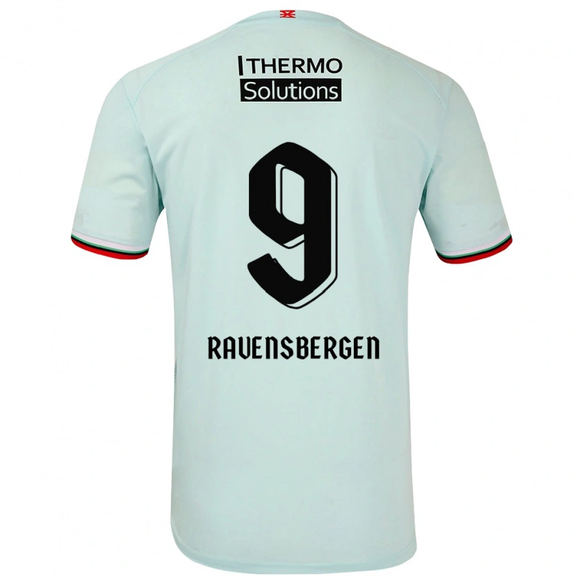 Danxen Women Jaimy Ravensbergen #9 Light Green Away Jersey 2024/25 T-Shirt