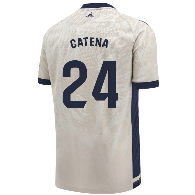Danxen Women Alejandro Catena #24 Light Gray Away Jersey 2024/25 T-Shirt