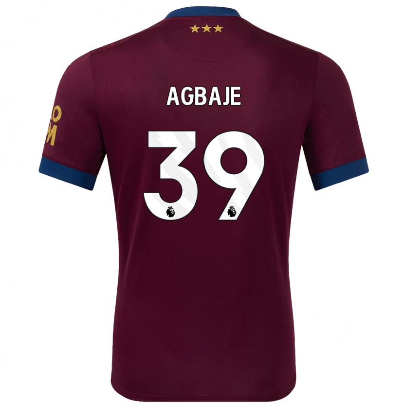 Danxen Women Edwin Agbaje #39 Brown Away Jersey 2024/25 T-Shirt