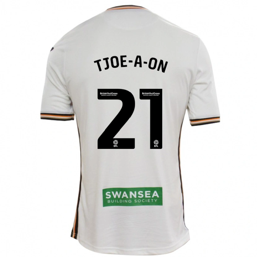 Danxen Kid Nathan Tjoe-A-On #21 White Home Jersey 2024/25 T-Shirt