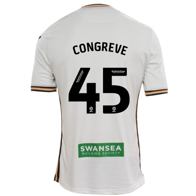 Danxen Kid Cameron Congreve #45 White Home Jersey 2024/25 T-Shirt