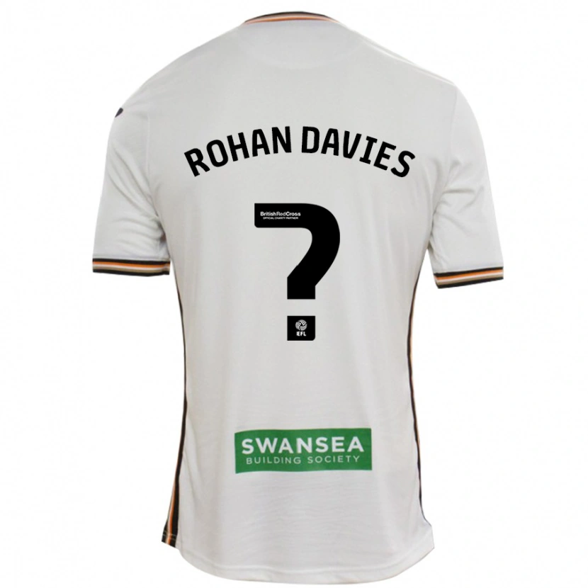 Danxen Kid Rohan Davies #0 White Home Jersey 2024/25 T-Shirt