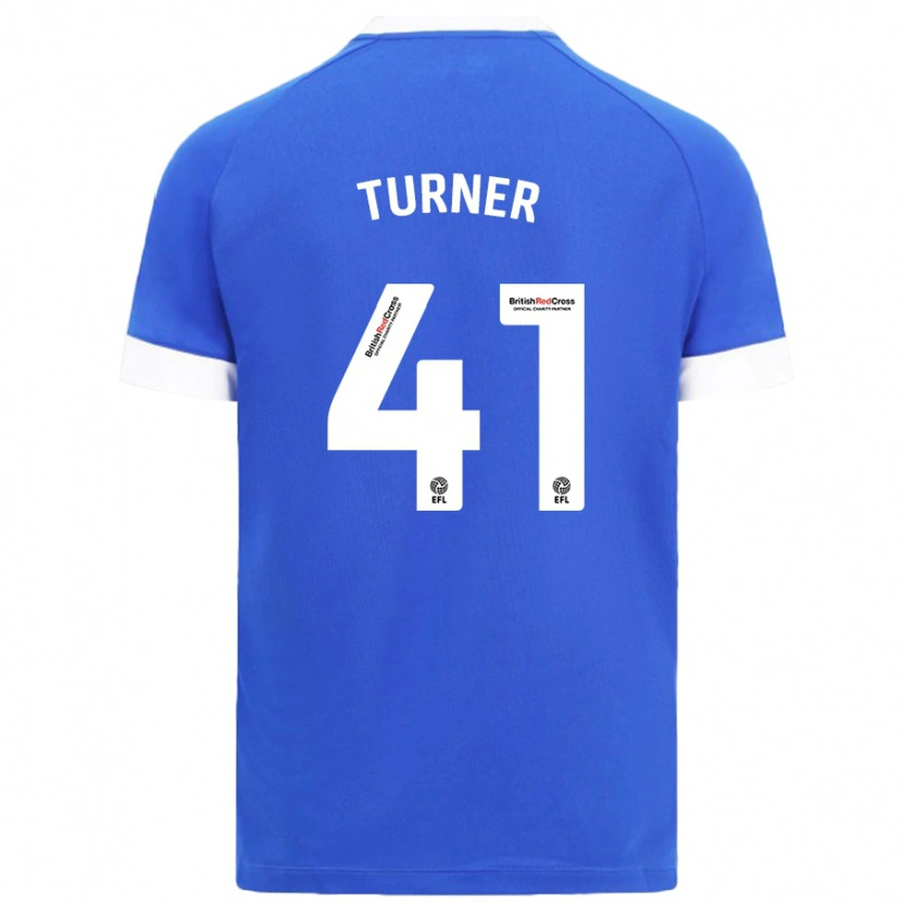 Danxen Kid Matthew Turner #41 Sky Blue Home Jersey 2024/25 T-Shirt