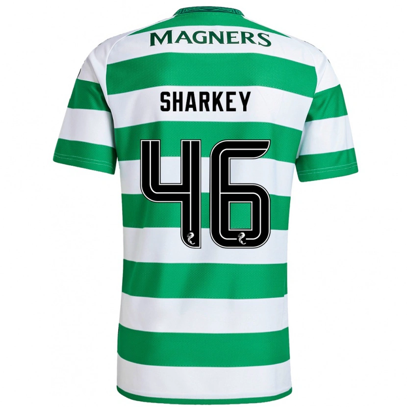 Danxen Kid Amy Sharkey #46 Green White Home Jersey 2024/25 T-Shirt
