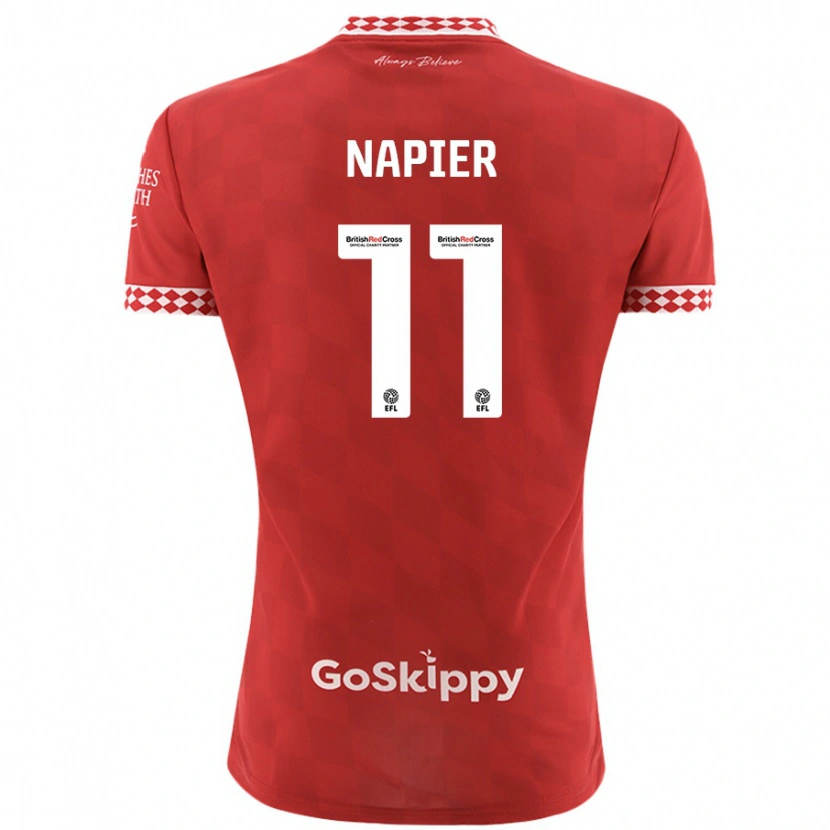 Danxen Kid Jamie-Lee Napier #11 Red Home Jersey 2024/25 T-Shirt