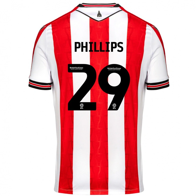 Danxen Kid D'margio Wright-Phillips #29 Red White Home Jersey 2024/25 T-Shirt
