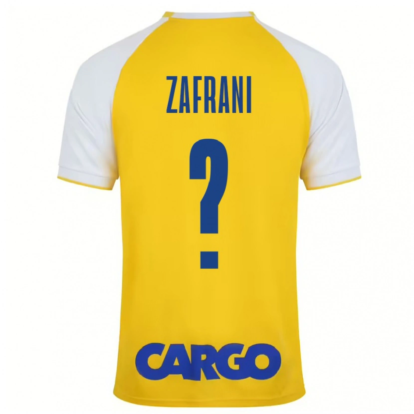 Danxen Kid Itay Zafrani #0 Yellow White Home Jersey 2024/25 T-Shirt