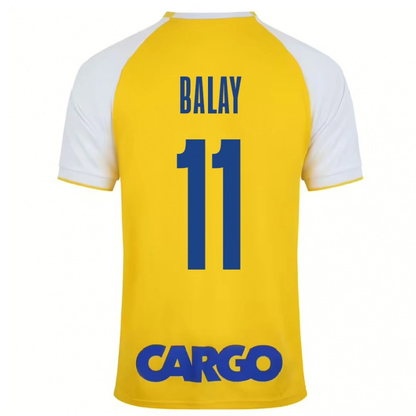 Danxen Kid Yehuda Balay #11 Yellow White Home Jersey 2024/25 T-Shirt