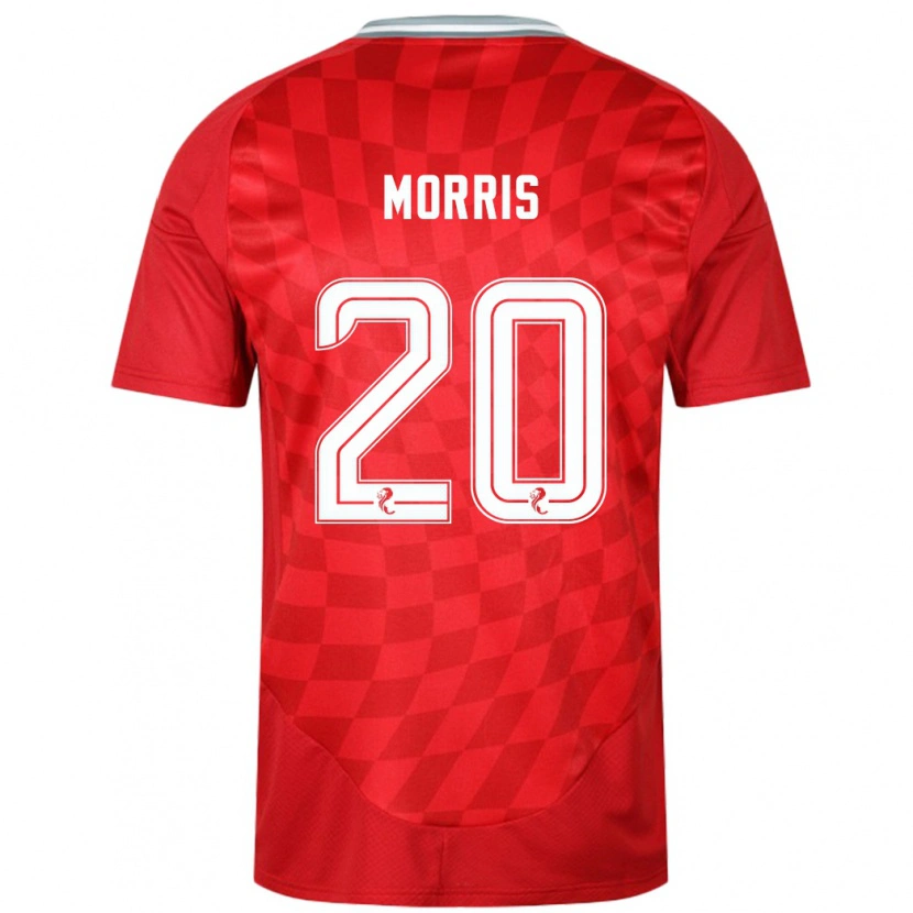 Danxen Kid Shayden Morris #20 Red Home Jersey 2024/25 T-Shirt