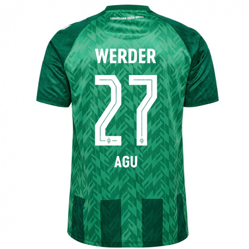 Danxen Kid Felix Agu #27 Green Home Jersey 2024/25 T-Shirt