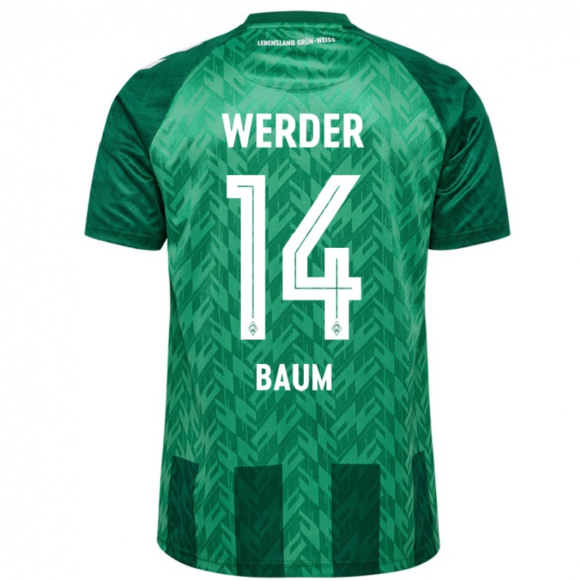 Danxen Kid Lennart Baum #14 Green Home Jersey 2024/25 T-Shirt