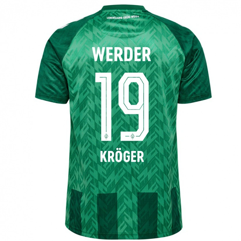 Danxen Kid Moritz Kröger #19 Green Home Jersey 2024/25 T-Shirt