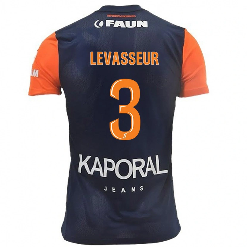 Danxen Kid Marie Levasseur #3 Navy Blue Orange Home Jersey 2024/25 T-Shirt