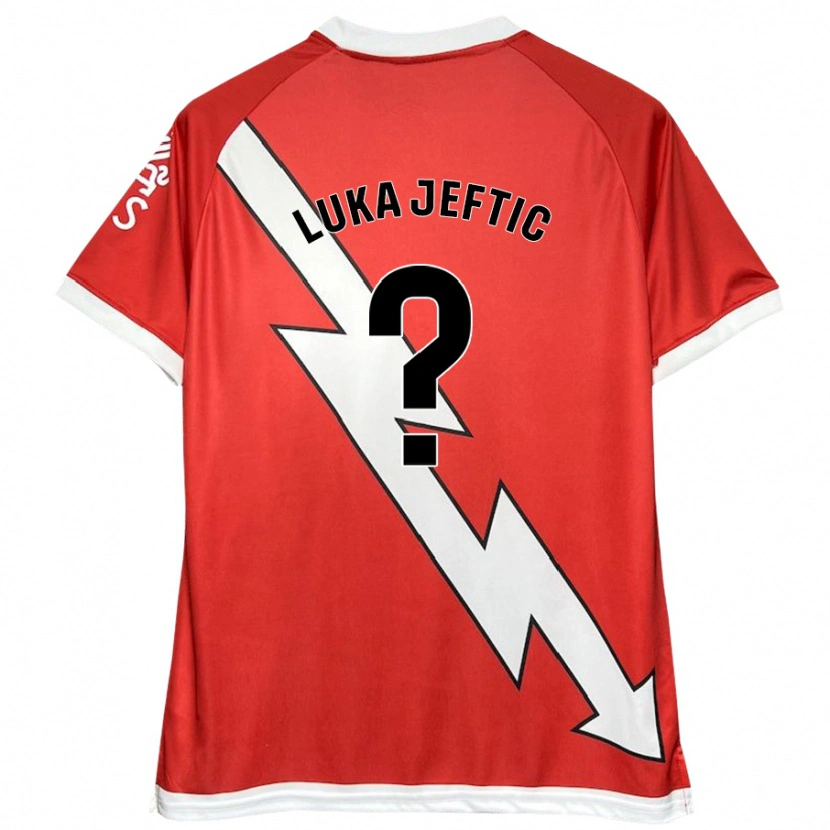 Danxen Kid Luka Jeftic #0 White Red Home Jersey 2024/25 T-Shirt
