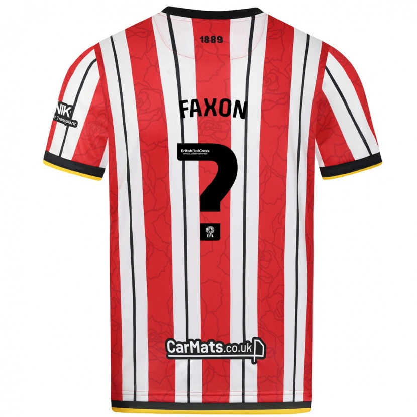 Danxen Kid Luke Faxon #0 Red White Stripes Home Jersey 2024/25 T-Shirt