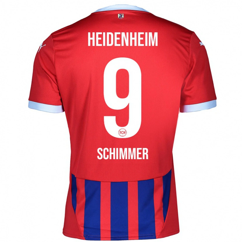 Danxen Kid Stefan Schimmer #9 Red Blue Home Jersey 2024/25 T-Shirt