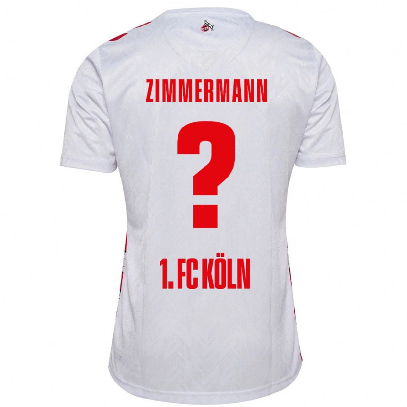 Danxen Kid Nick Zimmermann #0 White Red Home Jersey 2024/25 T-Shirt