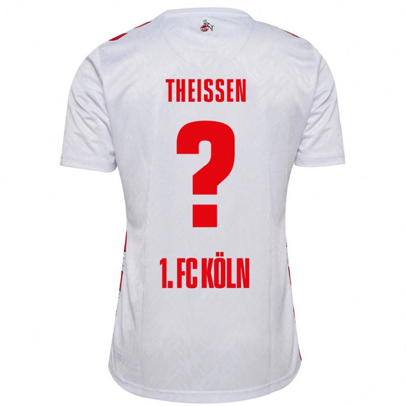 Danxen Kid Jarun Theißen #0 White Red Home Jersey 2024/25 T-Shirt