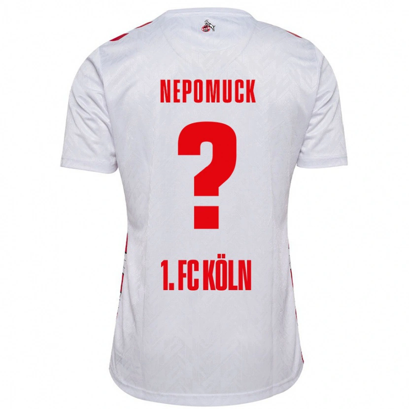 Danxen Kid Simon Nepomuck #0 White Red Home Jersey 2024/25 T-Shirt