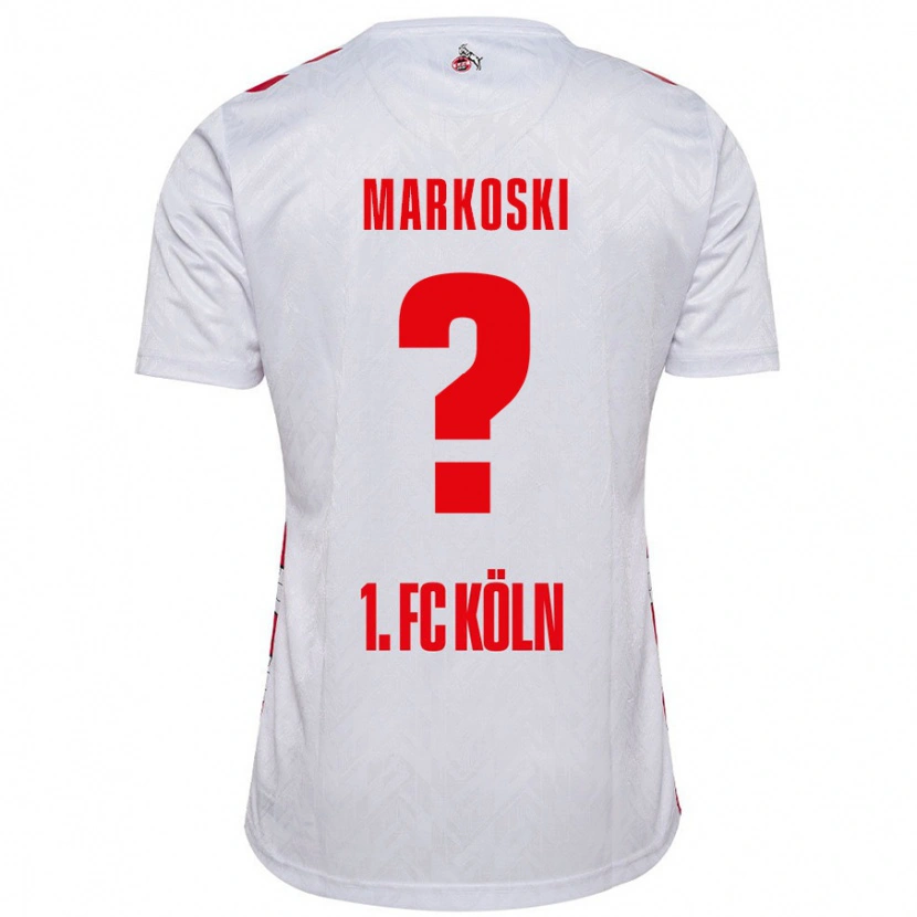 Danxen Kid Kristian Markoski #0 White Red Home Jersey 2024/25 T-Shirt