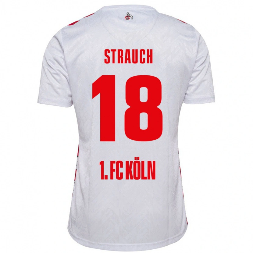 Danxen Kid Georg Strauch #18 White Red Home Jersey 2024/25 T-Shirt
