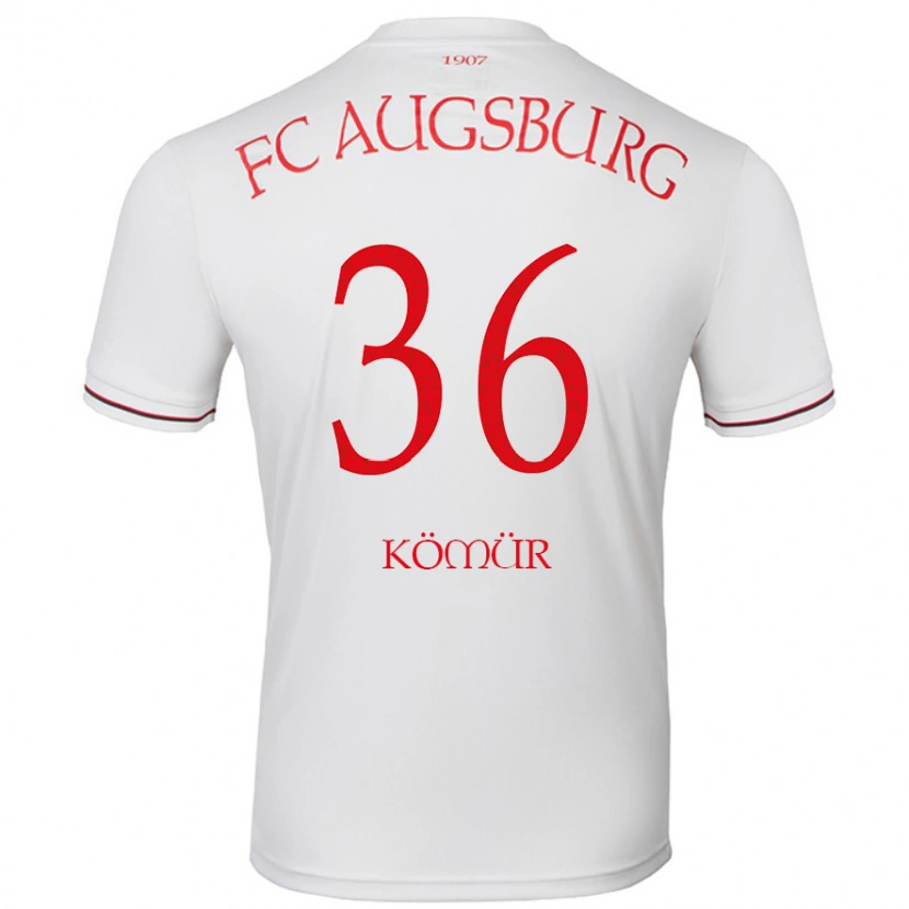 Danxen Kid Mert Kömür #36 White Home Jersey 2024/25 T-Shirt