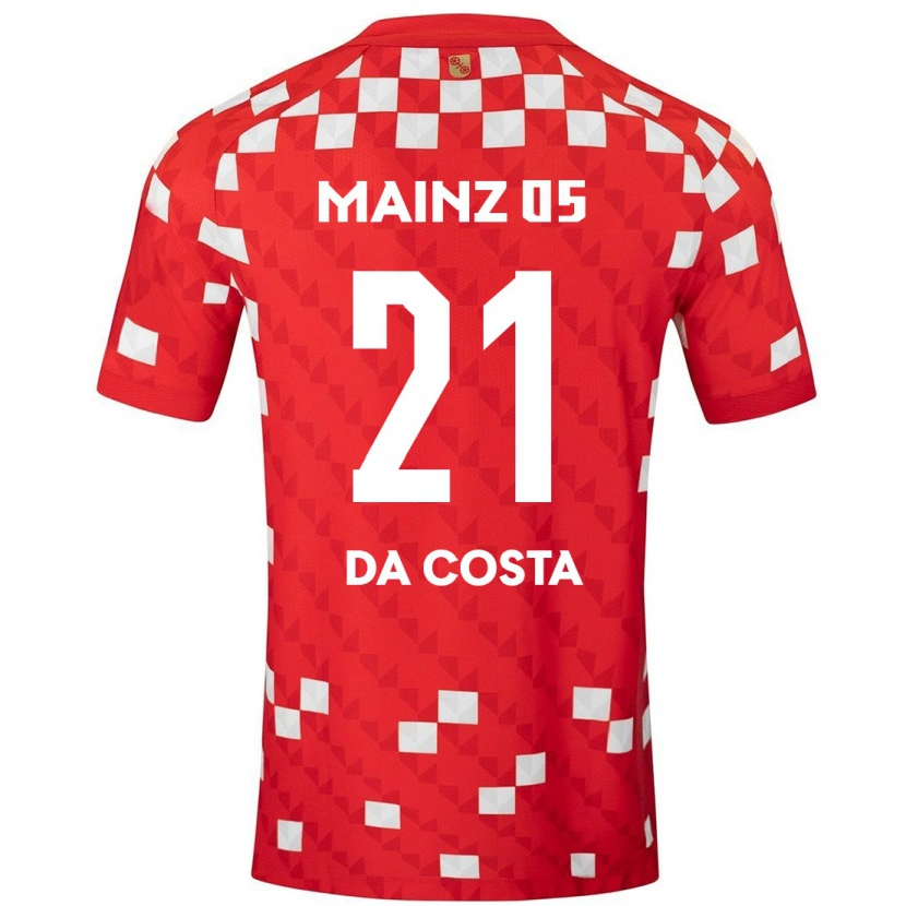 Danxen Kid Danny Da Costa #21 White Red Home Jersey 2024/25 T-Shirt