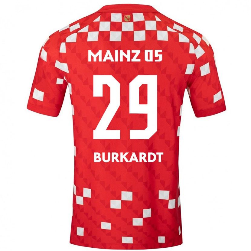 Danxen Kid Jonathan Burkardt #29 White Red Home Jersey 2024/25 T-Shirt
