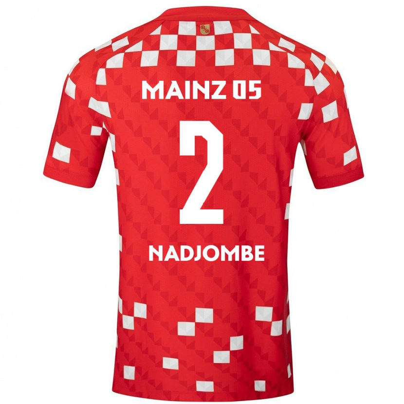 Danxen Kid Jean-Marie Nadjombe #2 White Red Home Jersey 2024/25 T-Shirt